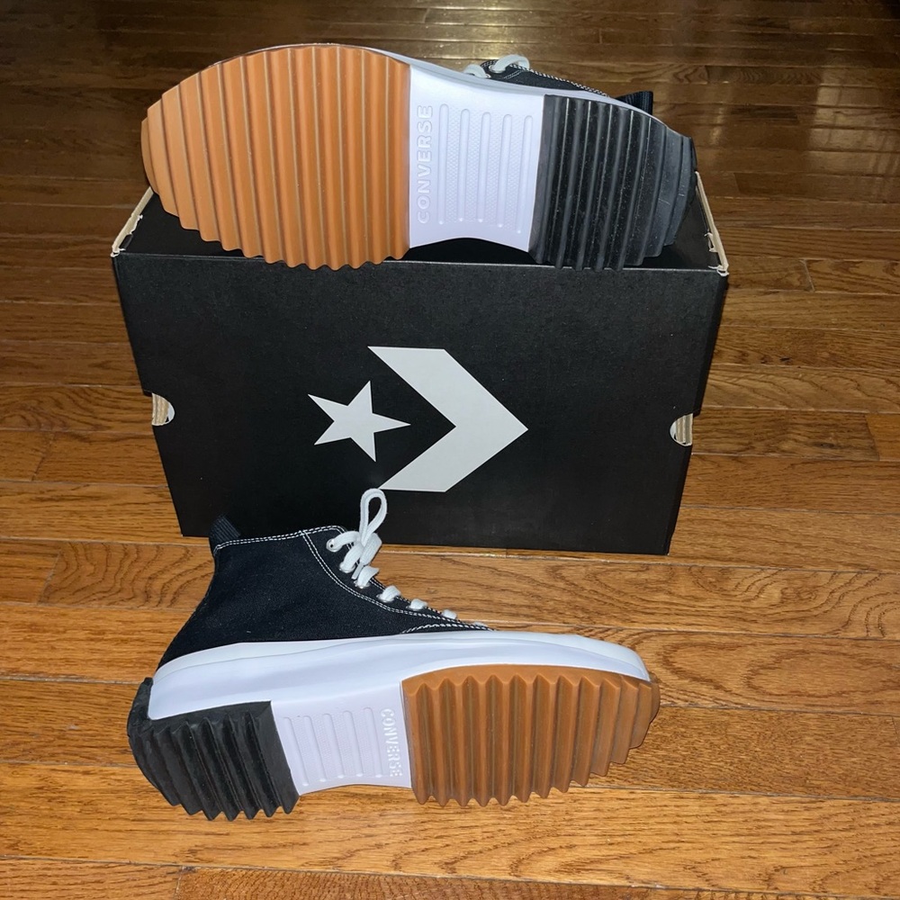 Converse Chuck Taylor All Star Run Star Hike Hightop Platform Sneakers Size 11.5 - Picture 11 of 14